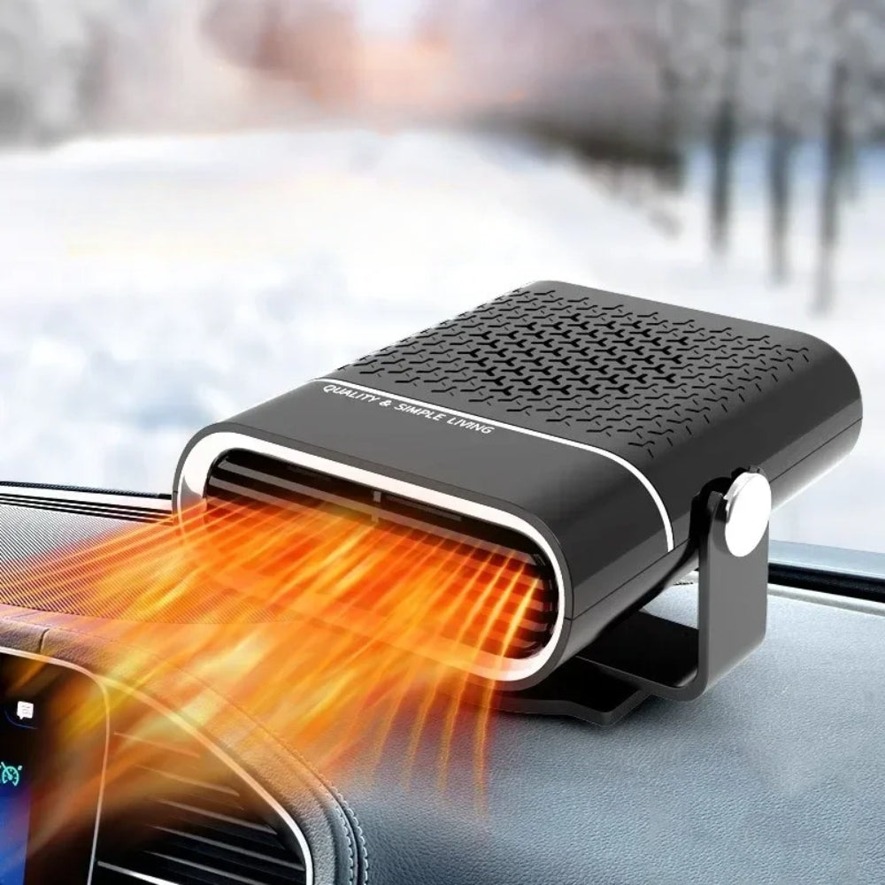 Portable Car Heater Fan 12V Heating Cooling Defrosting 4-in-1