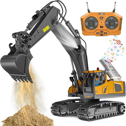 4WD Remote Control Excavator Bulldozer Dump Truck Toy Vehicle