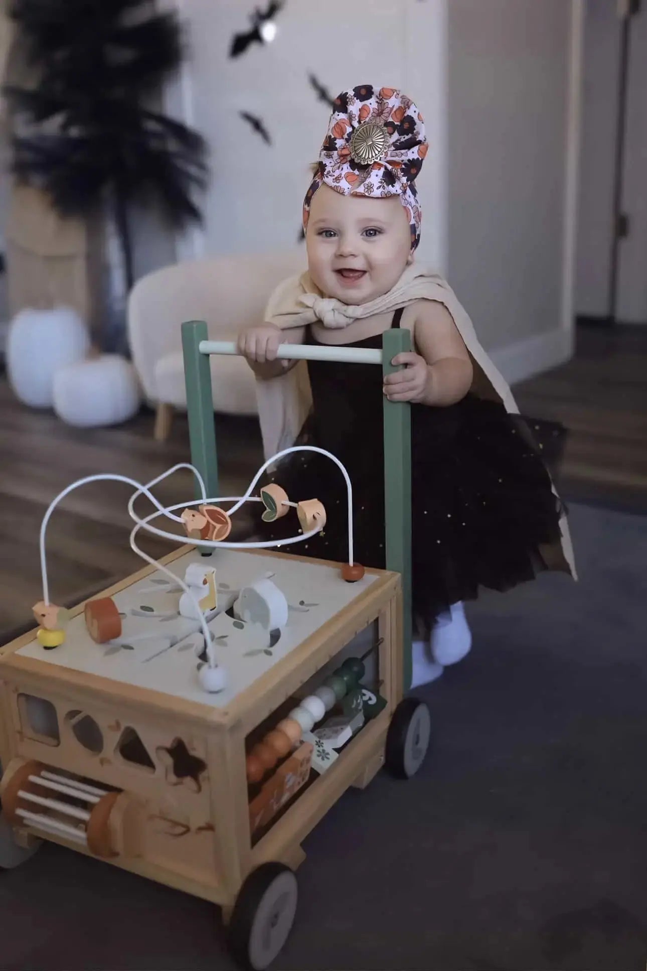 Adjustable Baby Walker Push Toy