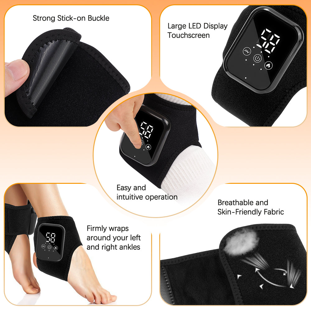 Cordless Ankle Massager Portable Foot Massage Device