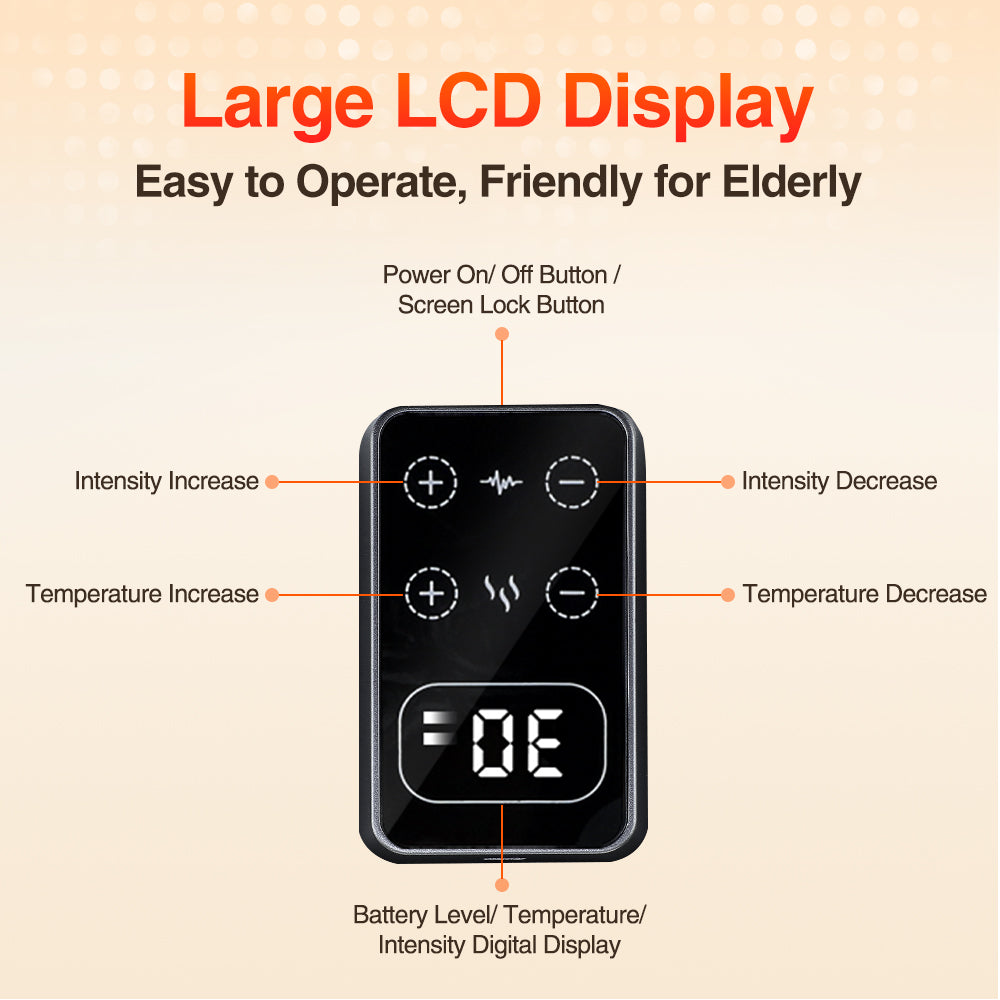 Cordless Electric Knee Massager Device