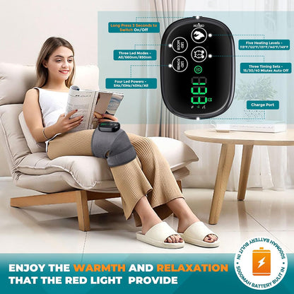 Knee Support Infrared Light Therapy Device 660nm 850nm