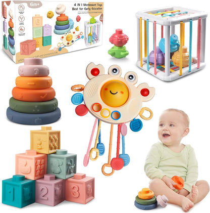 Montessori Baby Sensory Toy Set