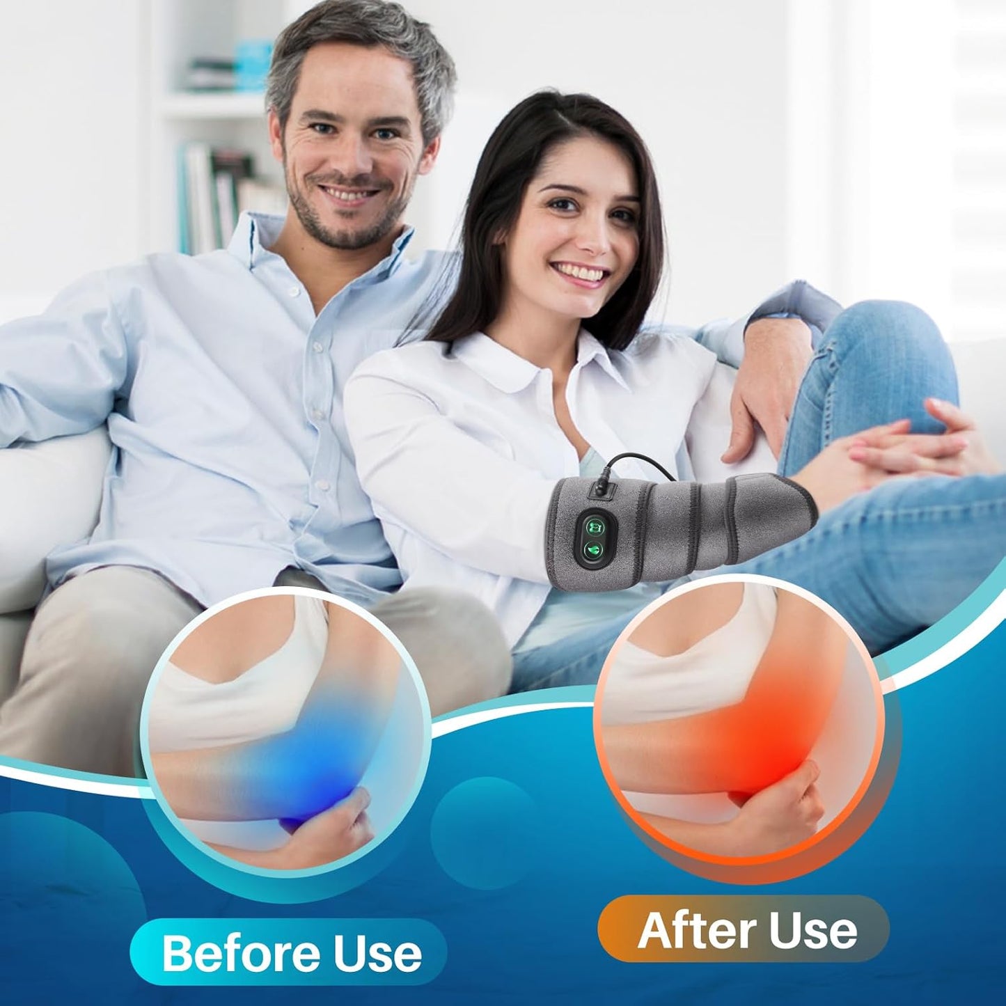 Elbow Heating Pad Wrap Pain Relief Device