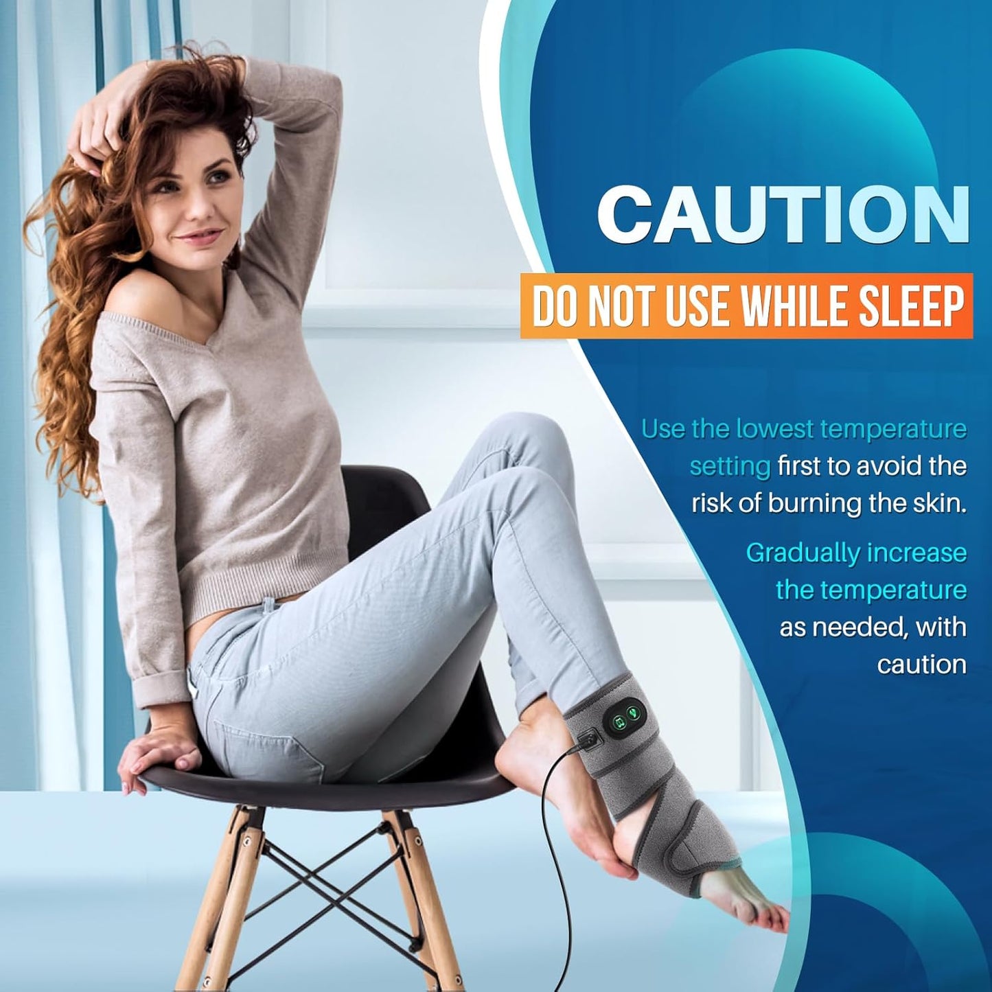 Elbow Heating Pad Wrap Pain Relief Device