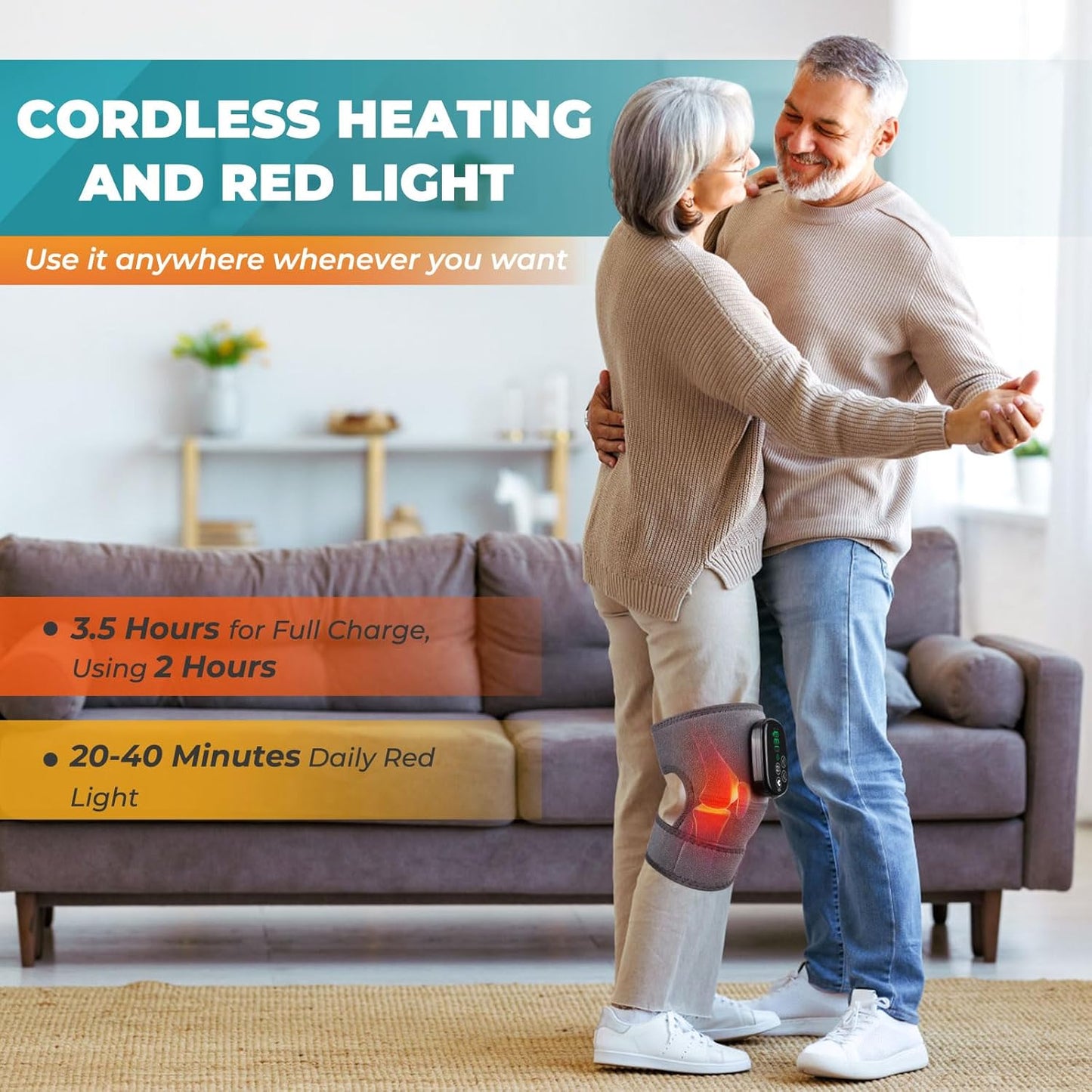 Knee Support Infrared Light Therapy Device 660nm 850nm