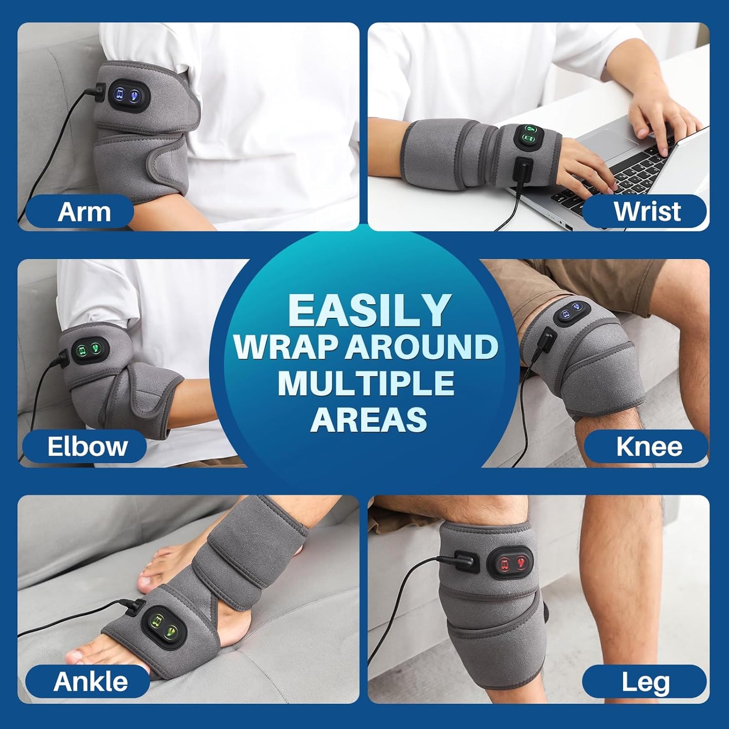 Elbow Heating Pad Wrap Pain Relief Device
