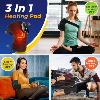 3-in-1 Thermal Support Pad for Shoulder Elbow Knee Relief