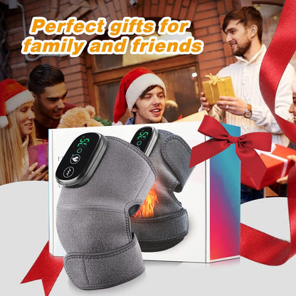 Heated Knee Massager Therapy Device 3-in-1 Unit