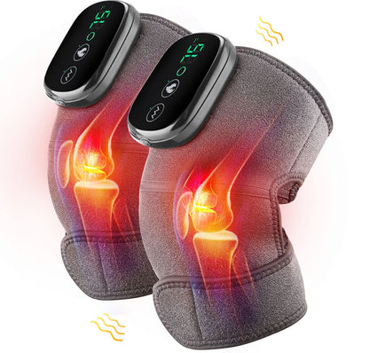 Heated Knee Massager Therapy Device 3-in-1 Unit
