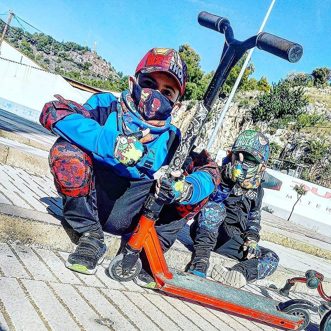 Kids Knee Pads Elbow Pads Bike Gloves Set