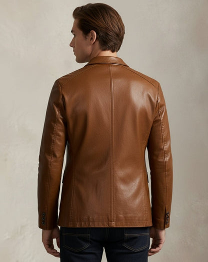 Men's Classic Leather Jacket
