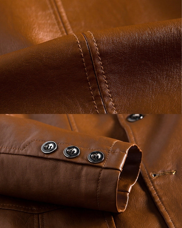 Men's Classic Leather Jacket