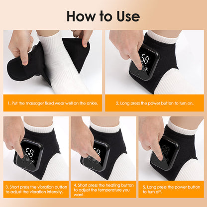 Cordless Ankle Massager Portable Foot Massage Device