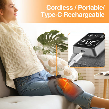 Cordless Electric Knee Massager Device