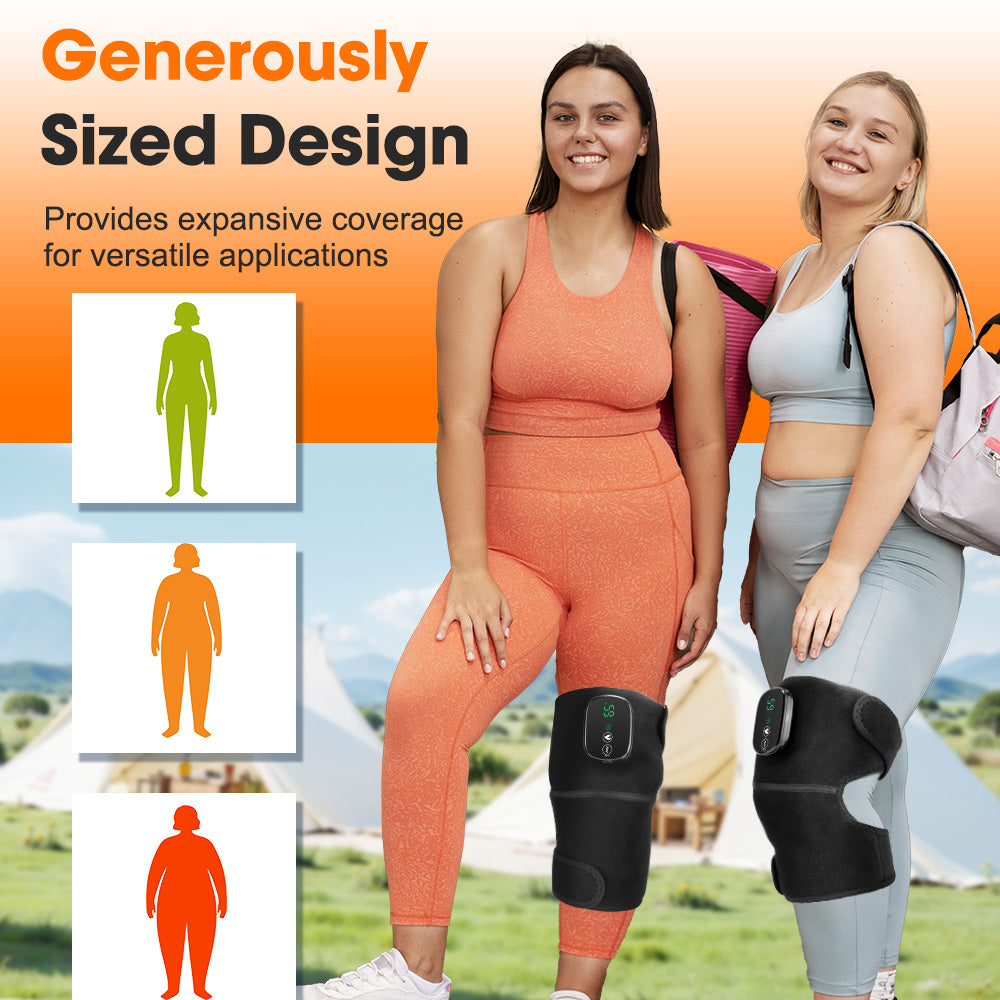 Heating Vibration Knee Pad Therapy Device