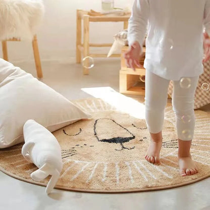 Round Kids Playmat Rug