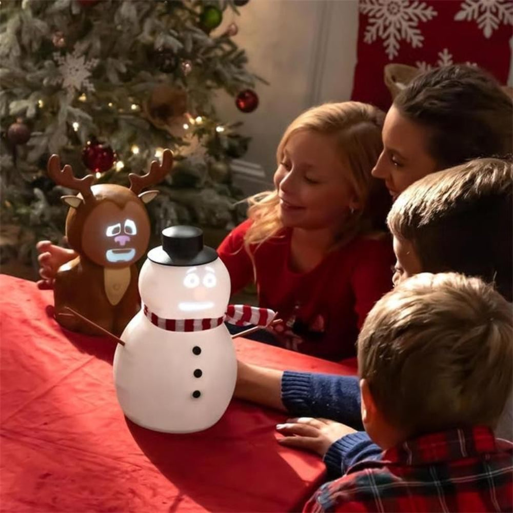 Snowman Light Projector Animated Display