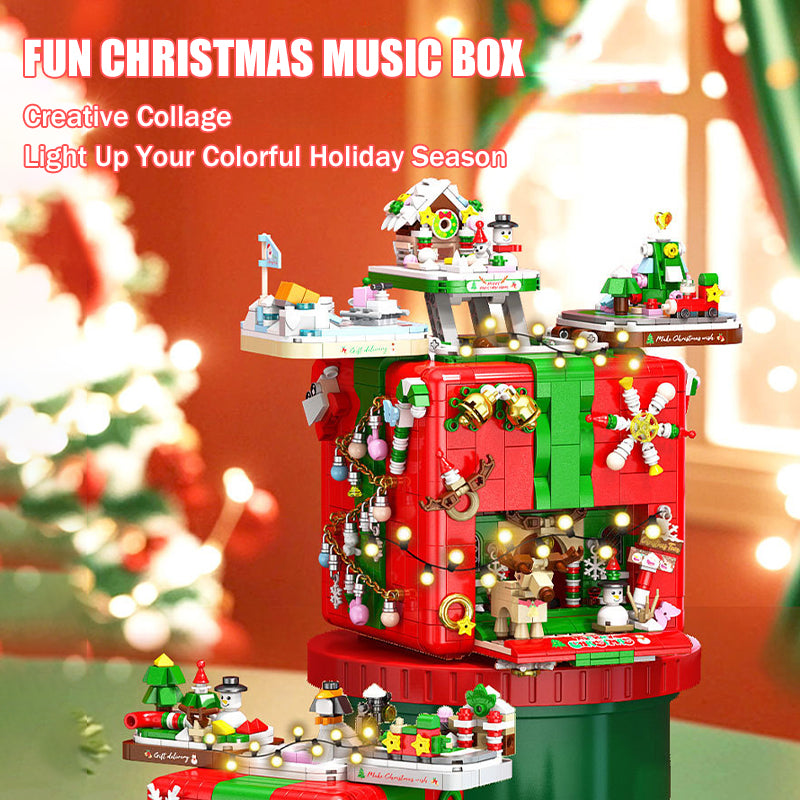 Building Block Music Box Puzzle Toy for Kids