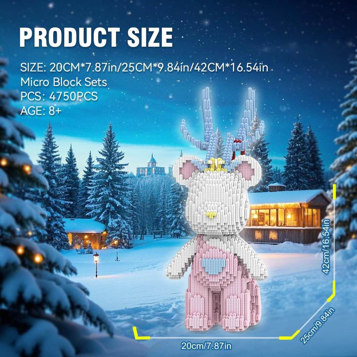 Building Blocks Set Deer Unicorn Educational Toys