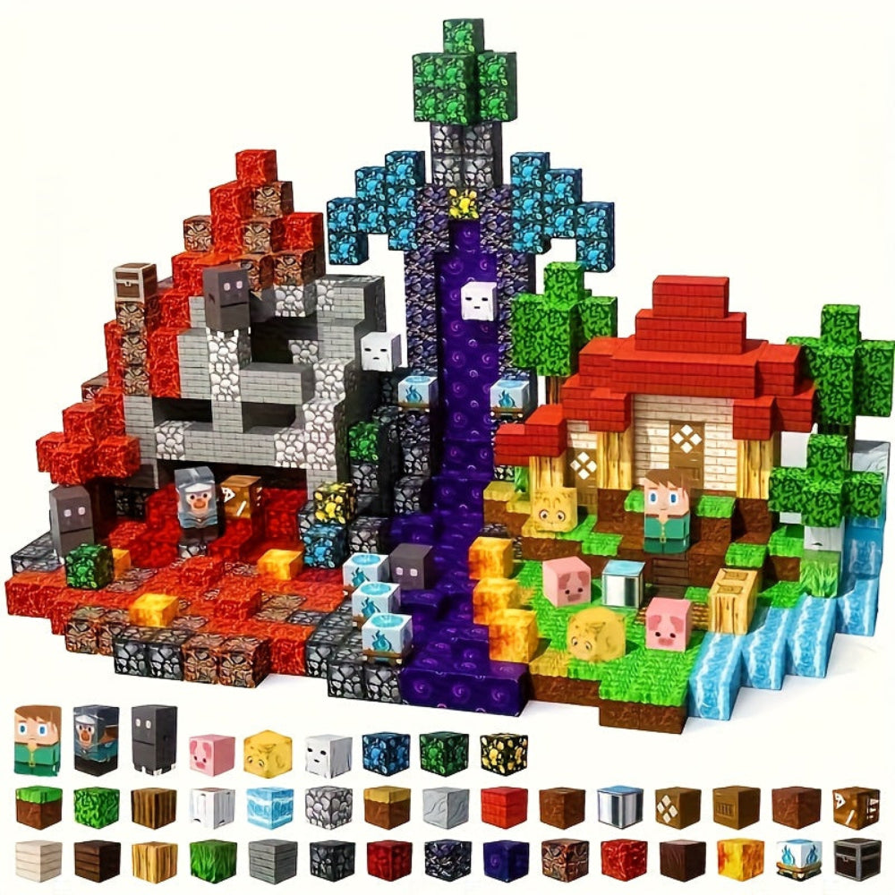 Magnetic Building Blocks Set for Kids