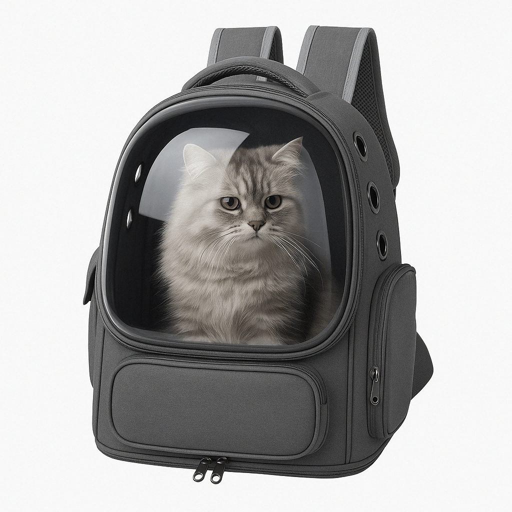 Cat Carrier Backpack Transparent Design