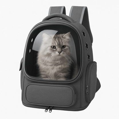 Cat Carrier Backpack Transparent Design