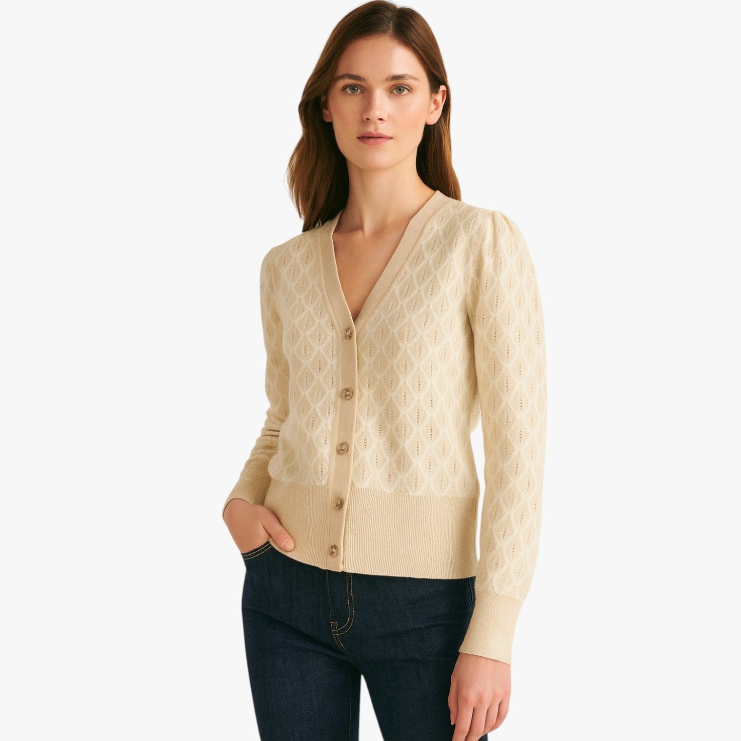 Women's  Casual Style Sequined Cardigan