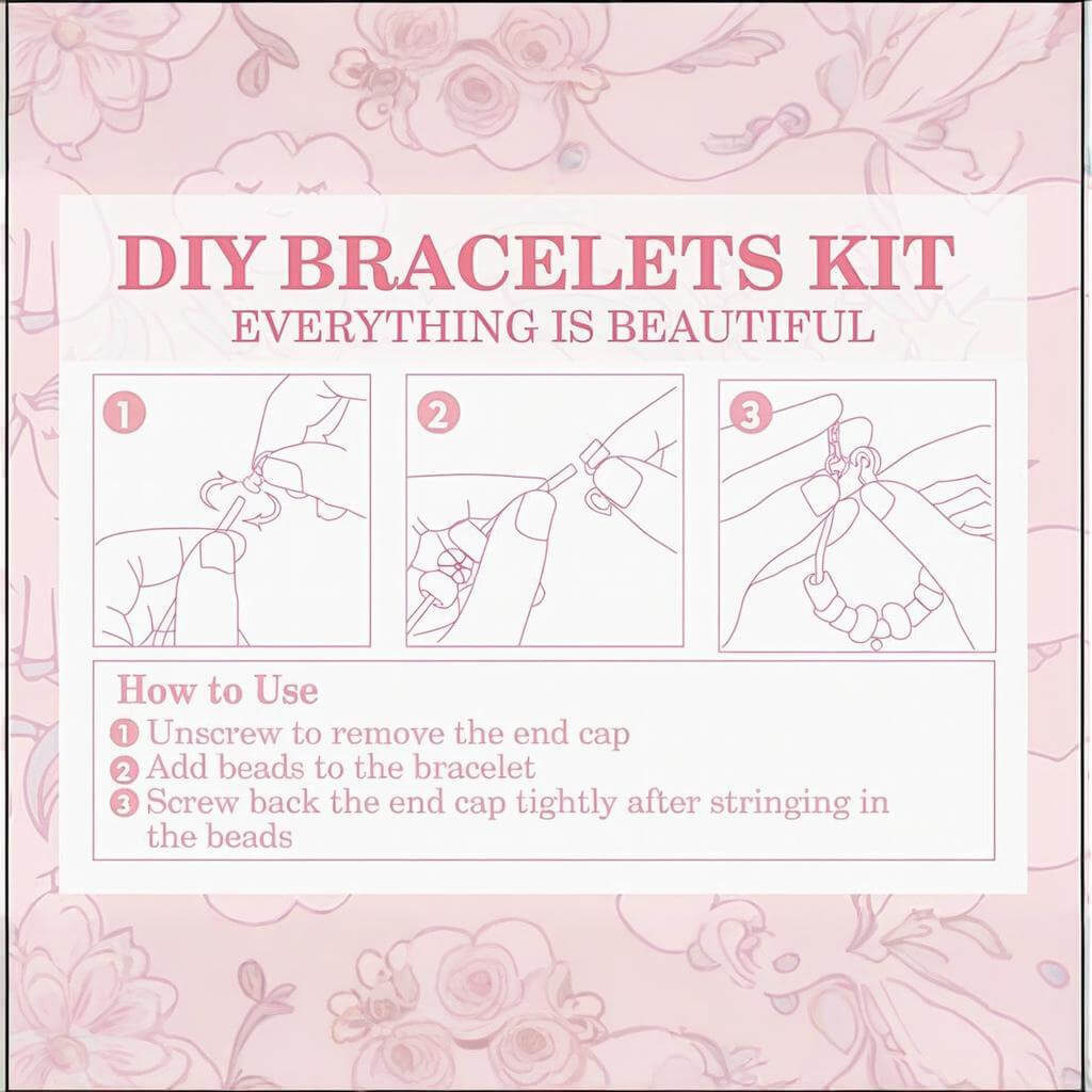 Advent Calendar Bracelet Kit with 22 Accessories