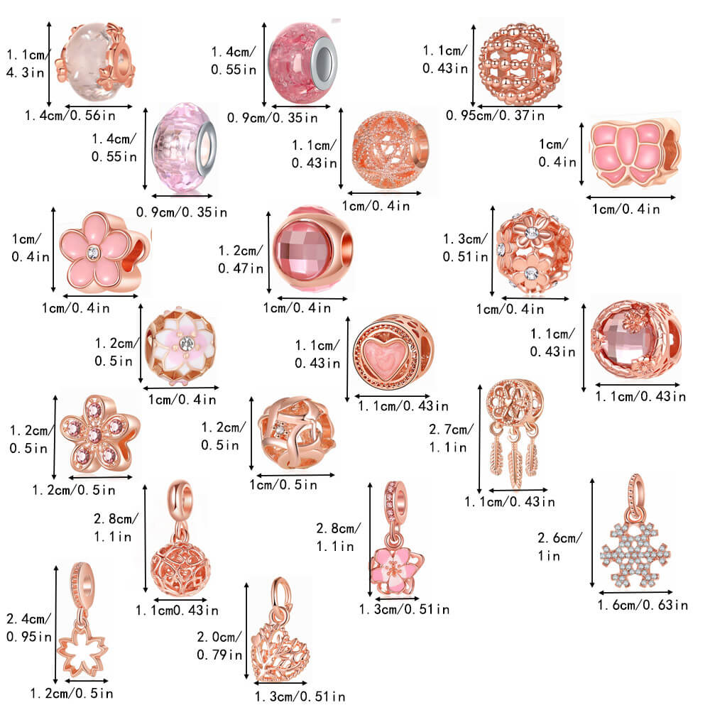 Advent Calendar Bracelet Kit with 22 Accessories