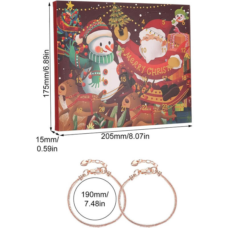 Advent Calendar Bracelet Kit with 22 Accessories