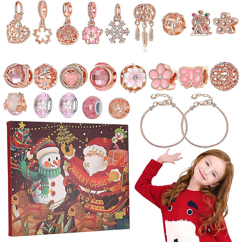 Advent Calendar Bracelet Kit with 22 Accessories