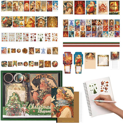 Christmas Scrapbook Stickers Decals Sticky Notes Set