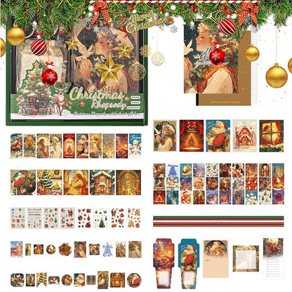 Christmas Scrapbook Stickers Decals Sticky Notes Set