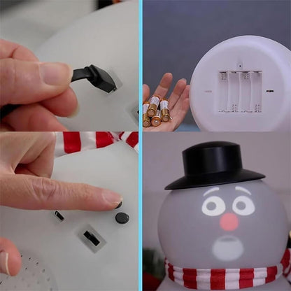 Snowman LED Speaker USB Charging Toy