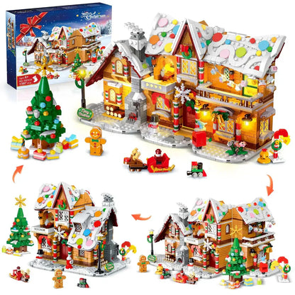 Gingerbread House Building Set with LED Lights
