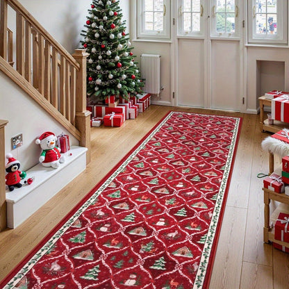 Christmas Runner Rug Holiday Carpet Runner