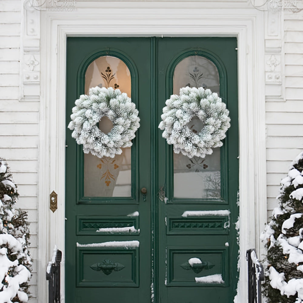 Christmas Wreath Circular Wall Hanging Decoration Pine