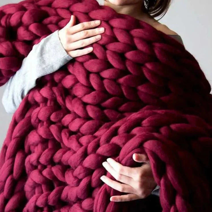 Merino Wool Blanket Throw