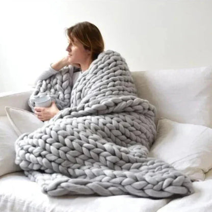Merino Wool Blanket Throw