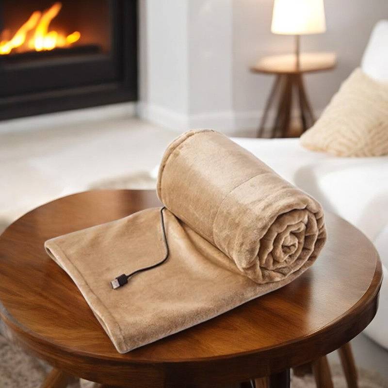 Electric Heated Blanket Travel Portable