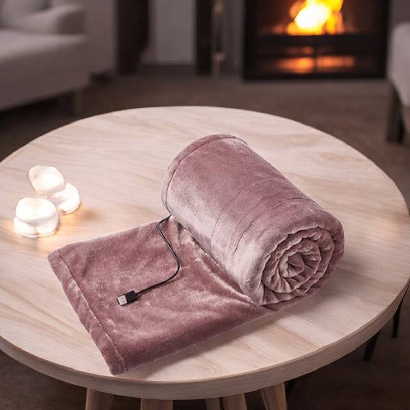 Electric Heated Blanket Travel Portable