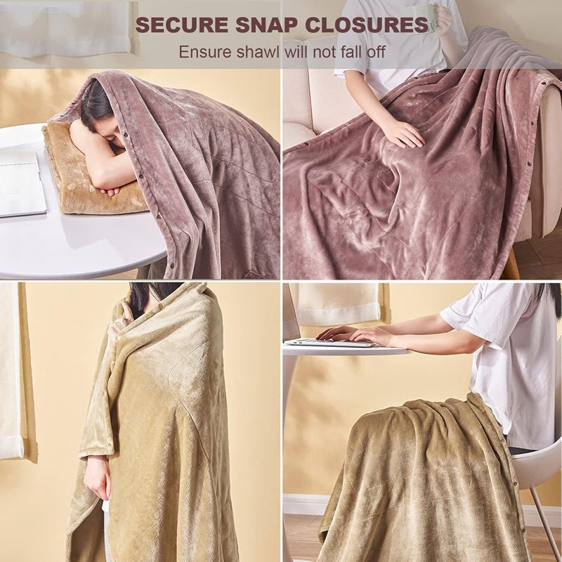 Electric Heated Blanket Travel Portable