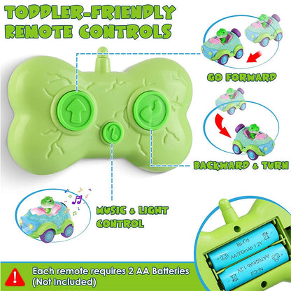 Dinosaur Remote Control Car RC Rechargeable with Light and Music