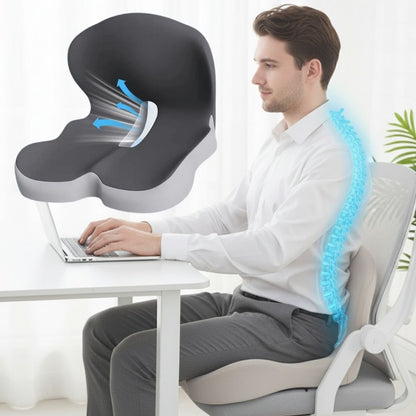 Orthopedic Memory Foam Seat Cushion and Back Support Cushion Set