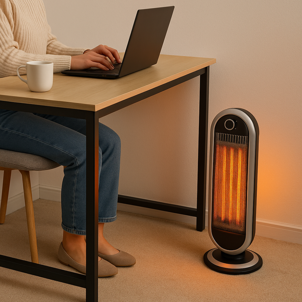 Electric Oscillating Space Heater Large Room