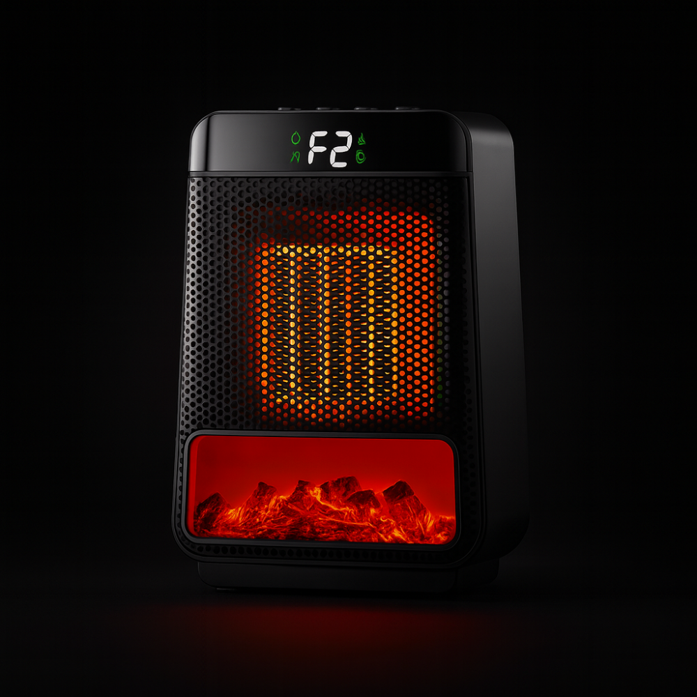 Electric Room Heater Compact Adjustable Heater Energy Efficient