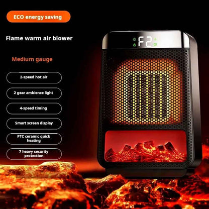 Electric Room Heater Compact Adjustable Heater Energy Efficient
