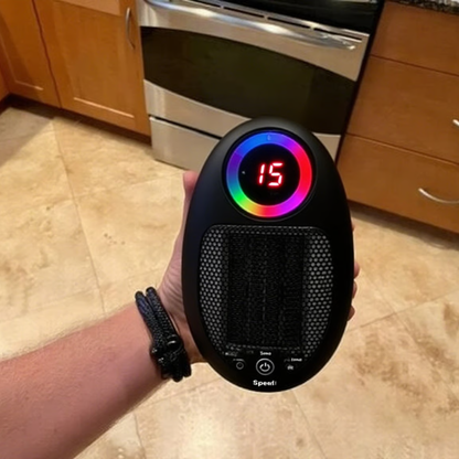 Electric Space Heater with Digital Thermostat Energy Saver