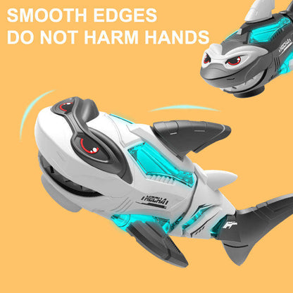 Electric Mechanical Shark Toy with Light and Music